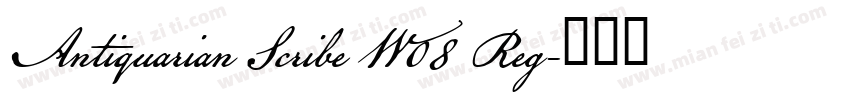 Antiquarian Scribe W08 Reg字体转换